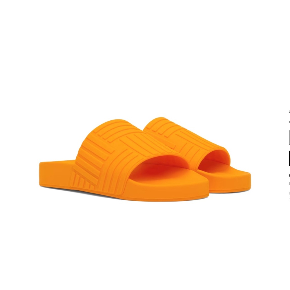 Bottega Veneta Women’s Slides- Size 39 Tangerine